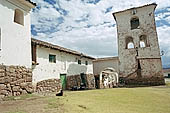 Chinchero, the colonial church erected on Incan walls 